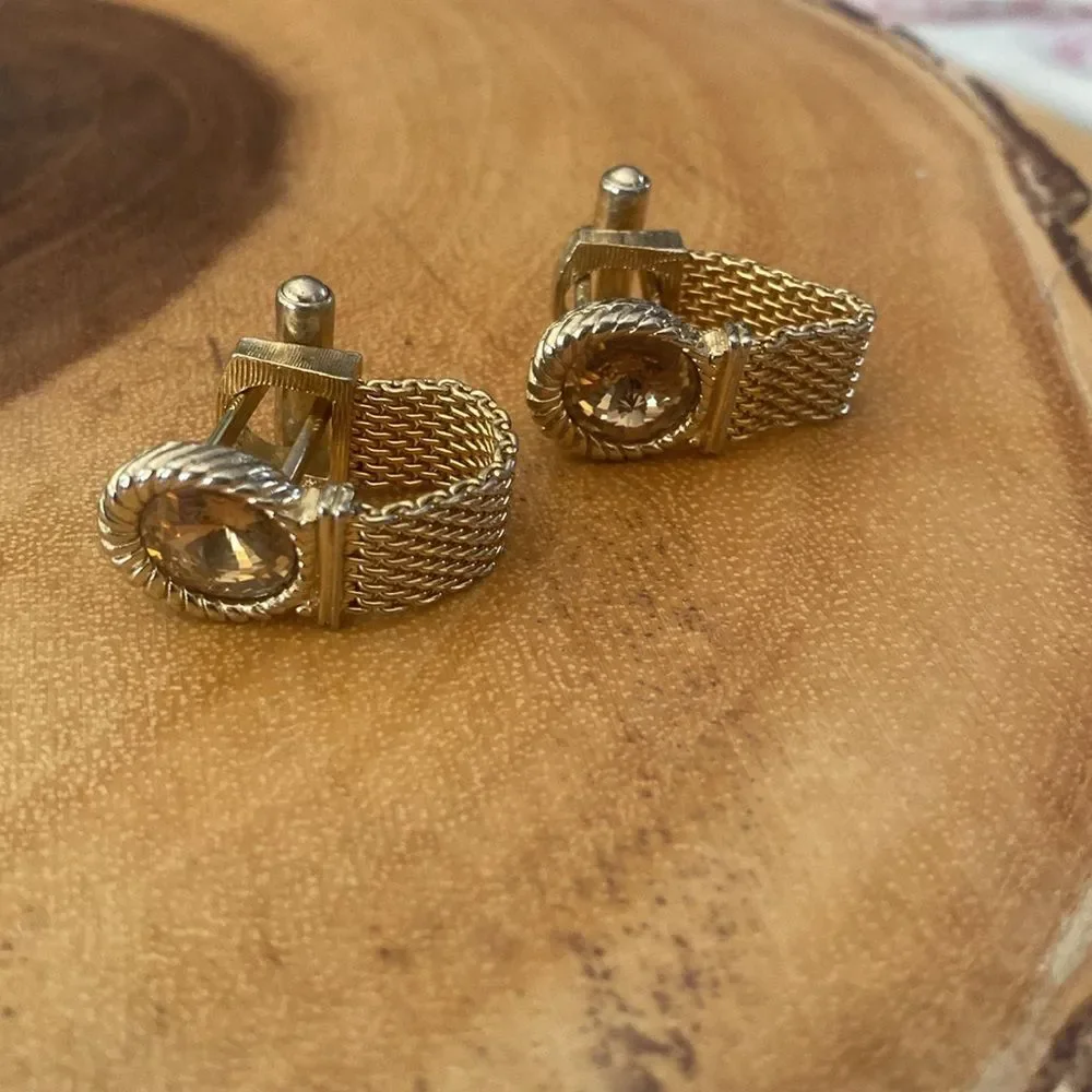 Swank wrap around Cufflinks